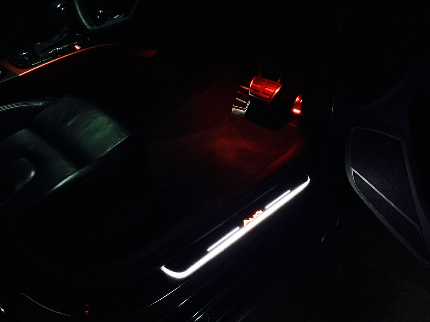 Custom Audi LED door sills (pics inside) Audi A5 Forum & Audi S5 Forum